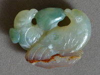 Carved chalcedony