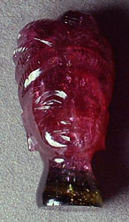 Carvings from tourmaline.